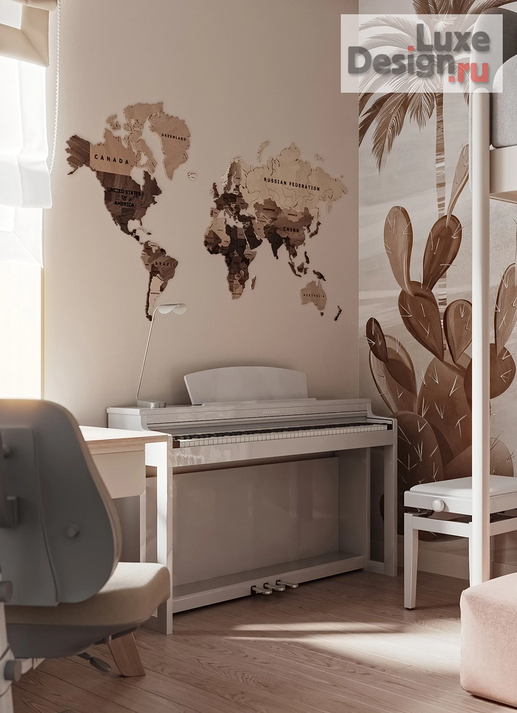 Дизайн интерьера трехкомнатной квартиры "Дизайн-проект интерьера квартиры в ЖК Символ" (фото 23)