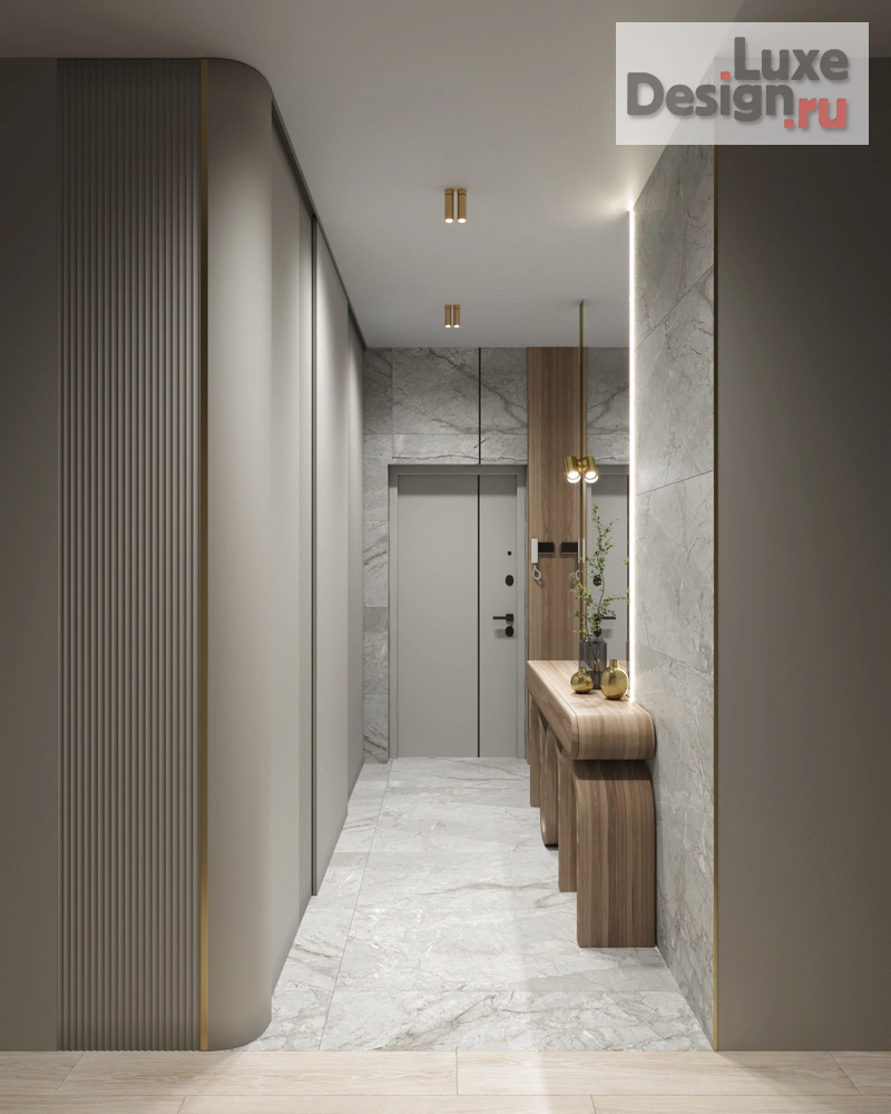 Дизайн интерьера трехкомнатной квартиры "Дизайн-проект интерьера квартиры в ЖК Символ" (фото 8)