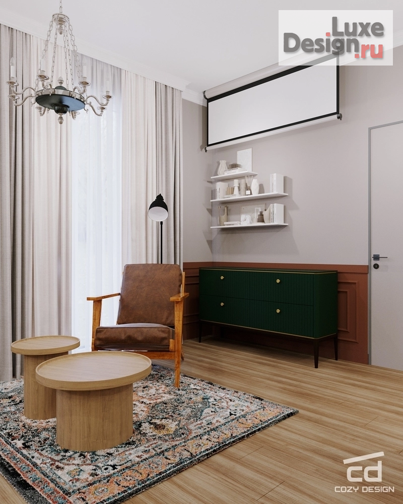 Дизайн интерьера двухкомнатной квартиры "Дизайн-проект квартиры в Жуковском" (фото 4)