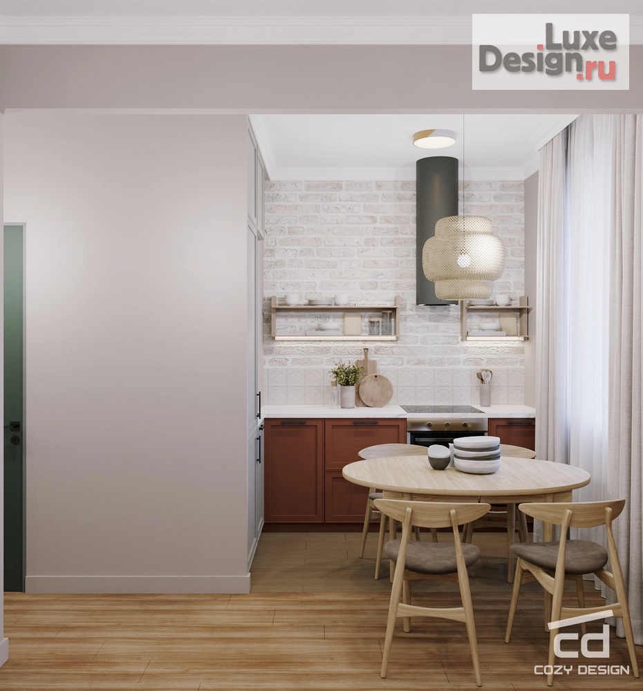 Дизайн интерьера двухкомнатной квартиры "Дизайн-проект квартиры в Жуковском" (фото 8)