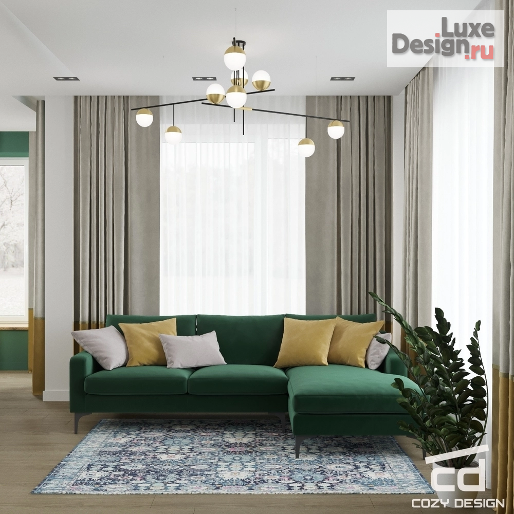 Дизайн интерьера частного дома "Дизайн-проект дома в Подмосковье" (фото 30)