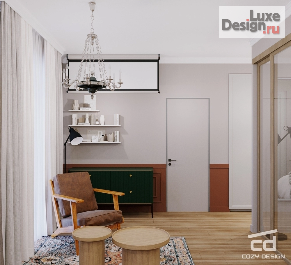 Дизайн интерьера двухкомнатной квартиры "Дизайн-проект квартиры в Жуковском" (фото 15)