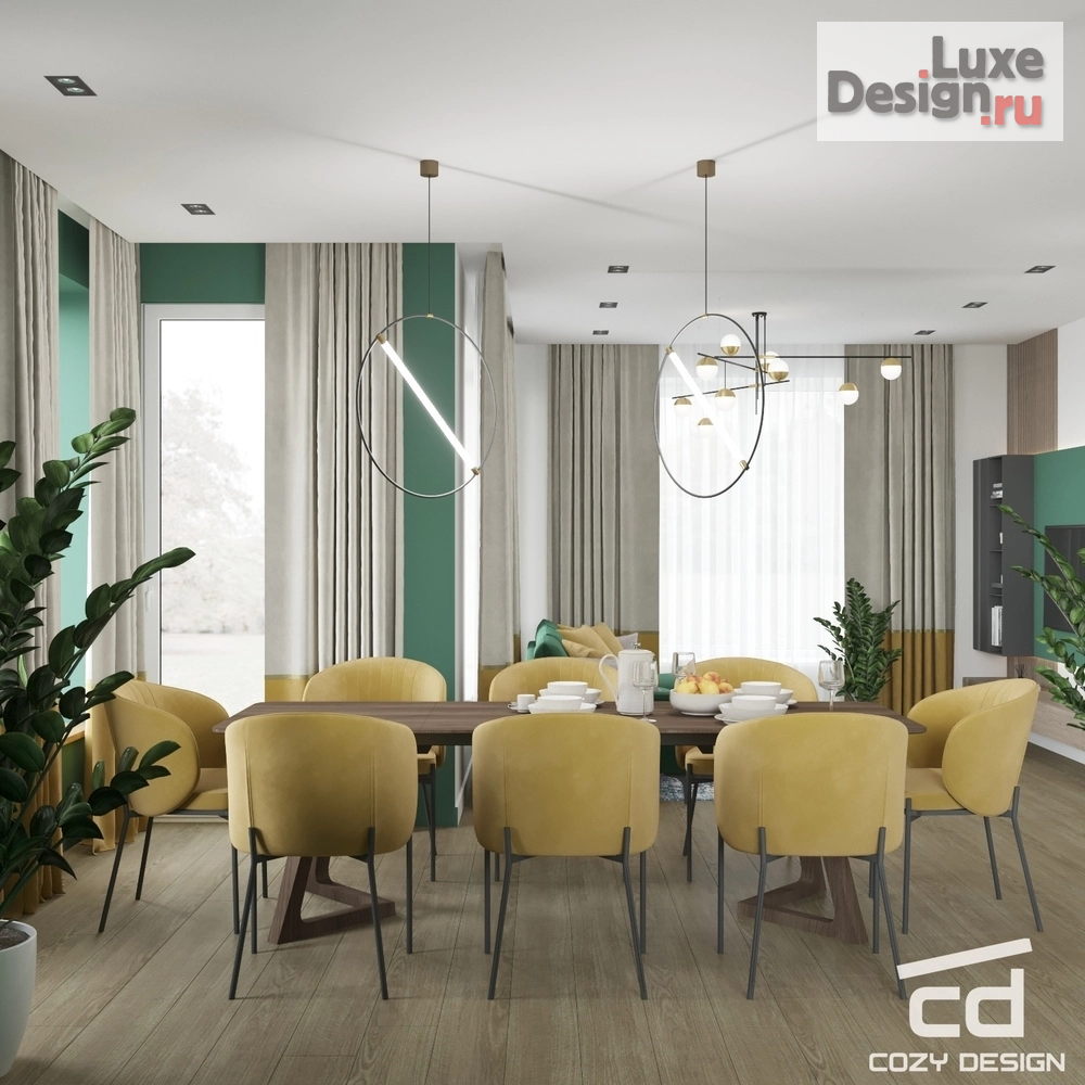 Дизайн интерьера частного дома "Дизайн-проект дома в Подмосковье" (фото 31)