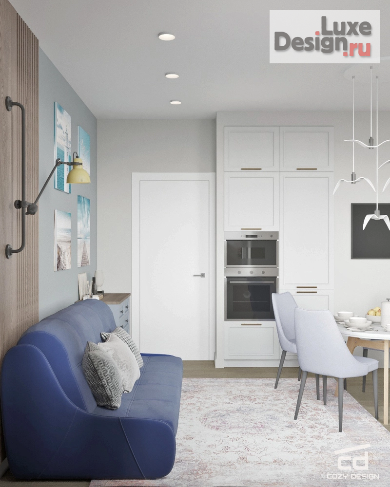 Дизайн интерьера двухкомнатной квартиры "Дизайн-проект квартиры в Пушкине" (фото 6)