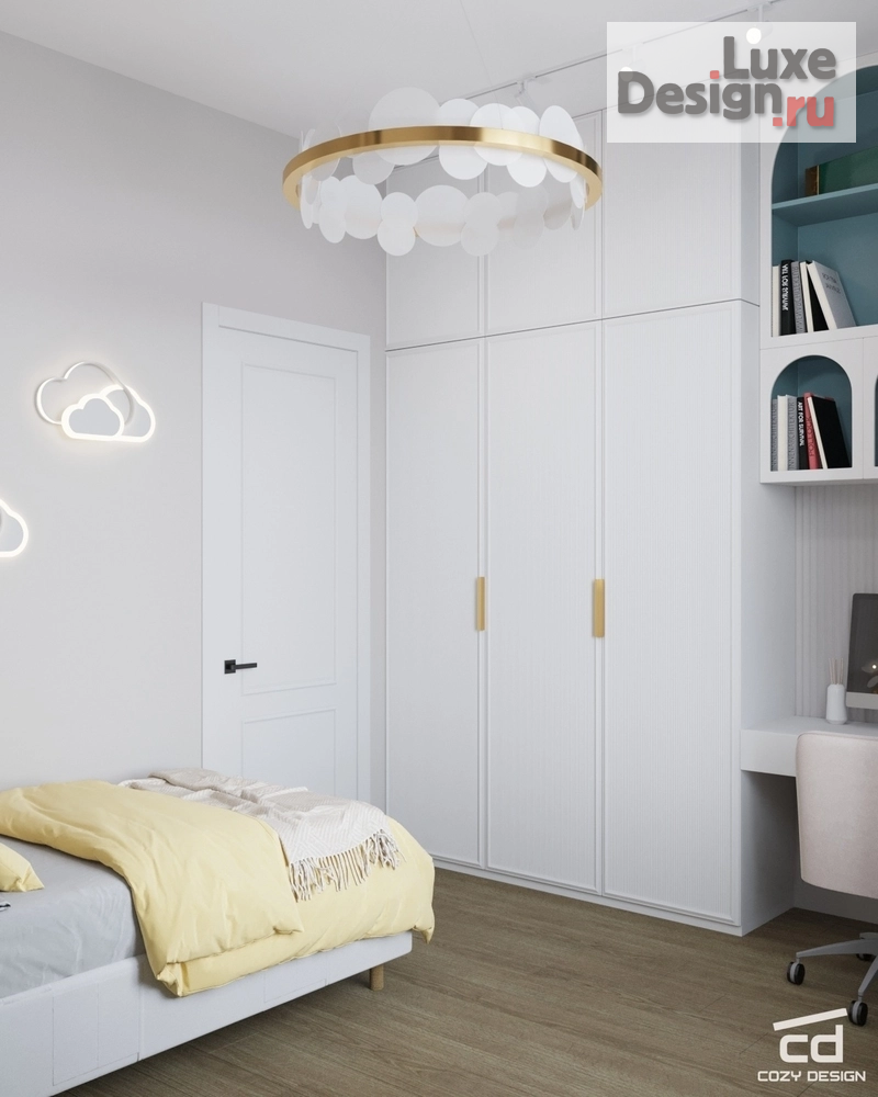 Дизайн интерьера двухкомнатной квартиры "Дизайн-проект квартиры в Москве" (фото 3) от дизайнера Ярыгина Анна Александровна Дизайн интерьера двухкомнатной квартиры "Дизайн-проект квартиры в Москве" (фото 3)