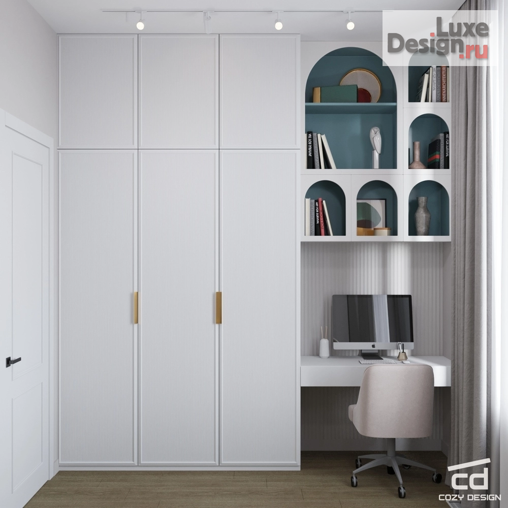 Дизайн интерьера двухкомнатной квартиры "Дизайн-проект квартиры в Москве" (фото 5) от дизайнера Ярыгина Анна Александровна Дизайн интерьера двухкомнатной квартиры "Дизайн-проект квартиры в Москве" (фото 5)