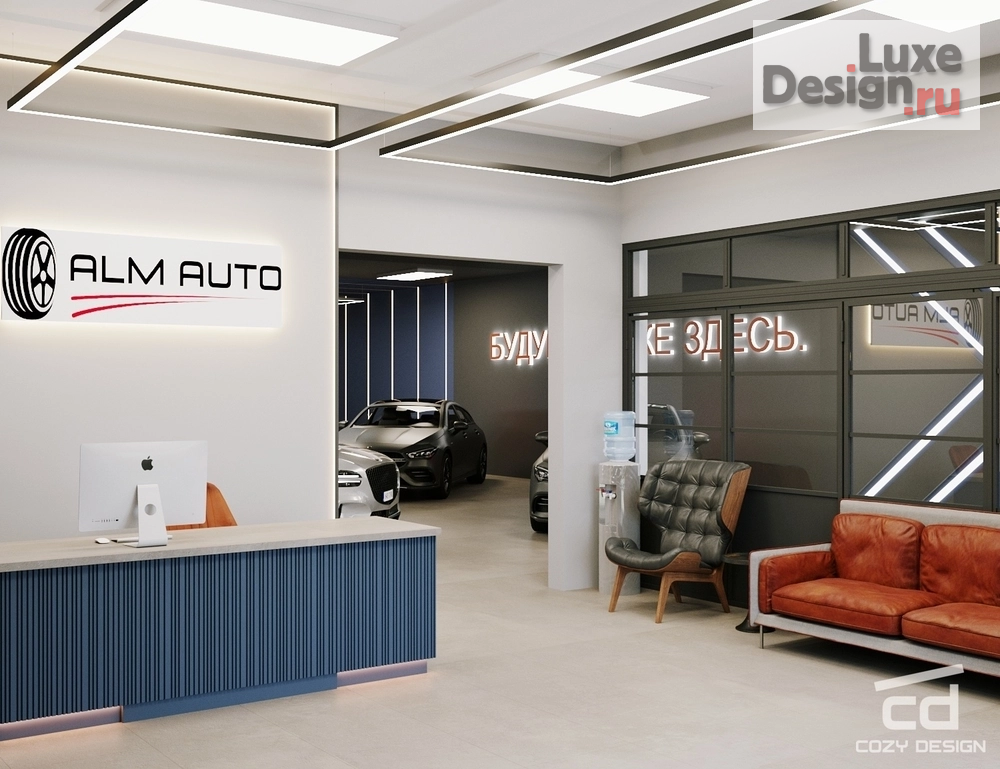 Дизайн интерьера автосалона "Дизайн-проект салона электрокаров" (фото 13)