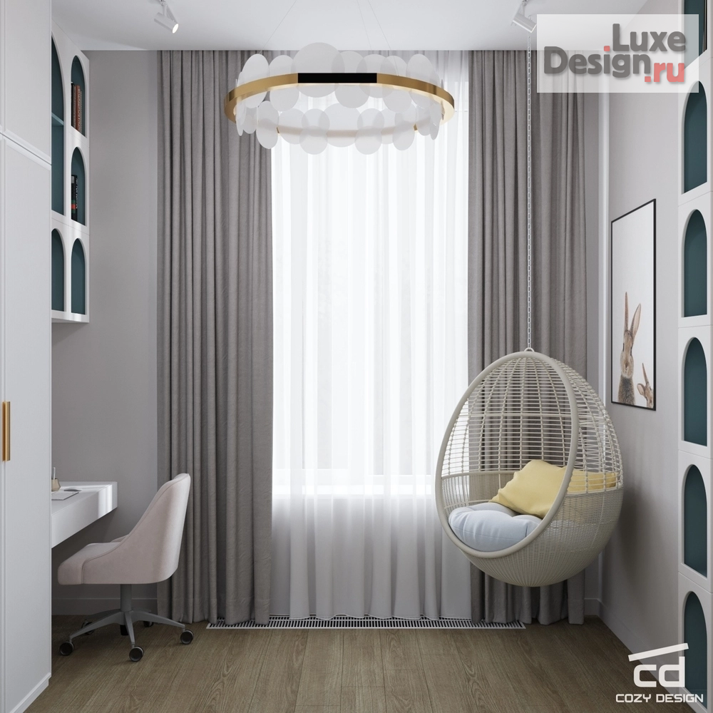 Дизайн интерьера двухкомнатной квартиры "Дизайн-проект квартиры в Москве" (фото 7) от дизайнера Ярыгина Анна Александровна Дизайн интерьера двухкомнатной квартиры "Дизайн-проект квартиры в Москве" (фото 7)