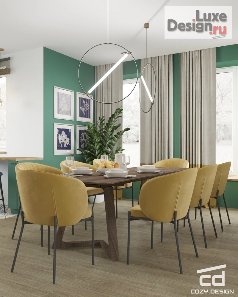 Дизайн интерьера частного дома "Дизайн-проект дома в Подмосковье" (фото 23)