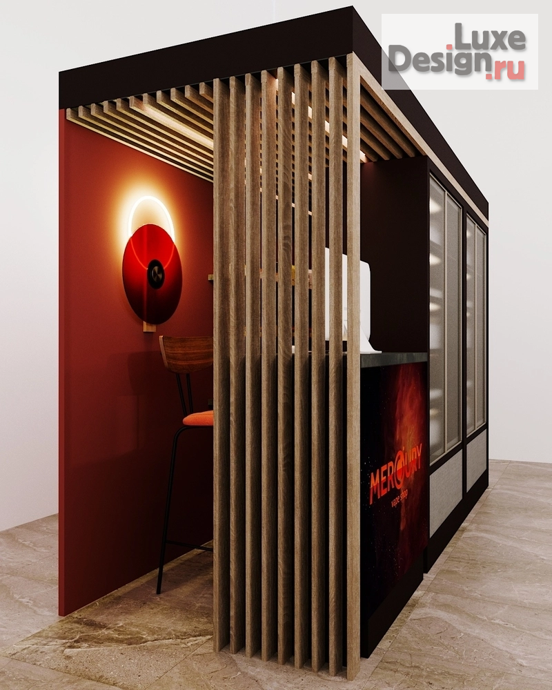 Дизайн интерьера шоу-рума "Дизайн сети вейпшопов" (фото 2)