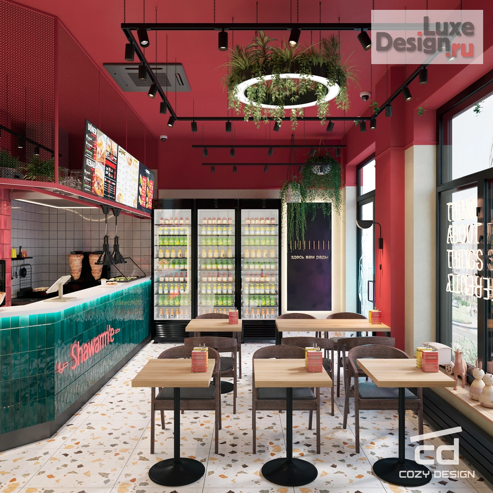 Дизайн интерьера кафе "Дизайн-проект кафе в Москве" (фото 3) от дизайнера Ярыгина Анна Александровна Дизайн интерьера кафе "Дизайн-проект кафе в Москве" (фото 3)