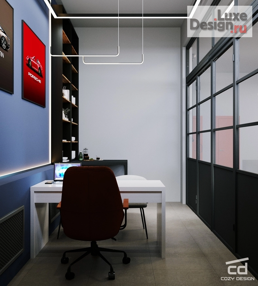 Дизайн интерьера автосалона "Дизайн-проект салона электрокаров" (фото 2)