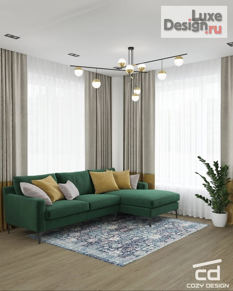 Дизайн интерьера частного дома "Дизайн-проект дома в Подмосковье" (фото 26)