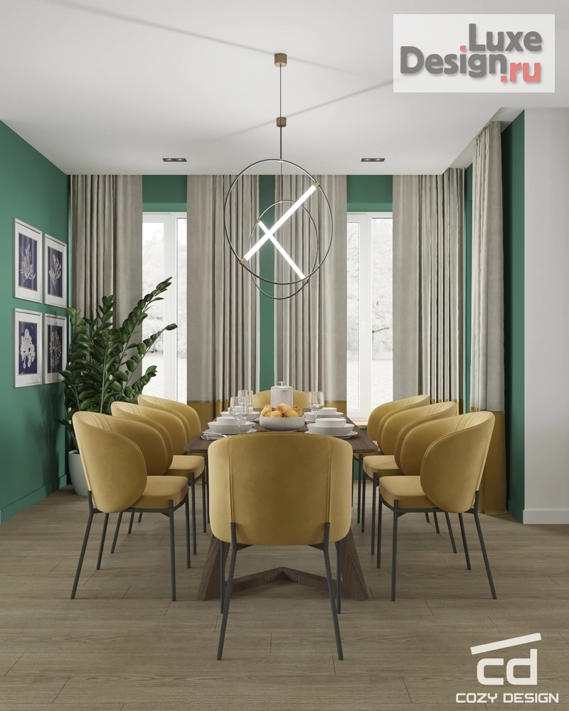 Дизайн интерьера частного дома "Дизайн-проект дома в Подмосковье" (фото 28)