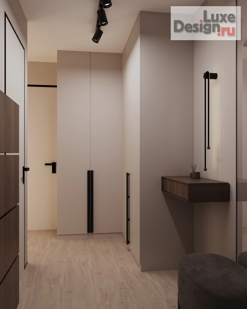 Дизайн интерьера однокомнатной квартиры "Проект квартиры 50м2" (фото 1)