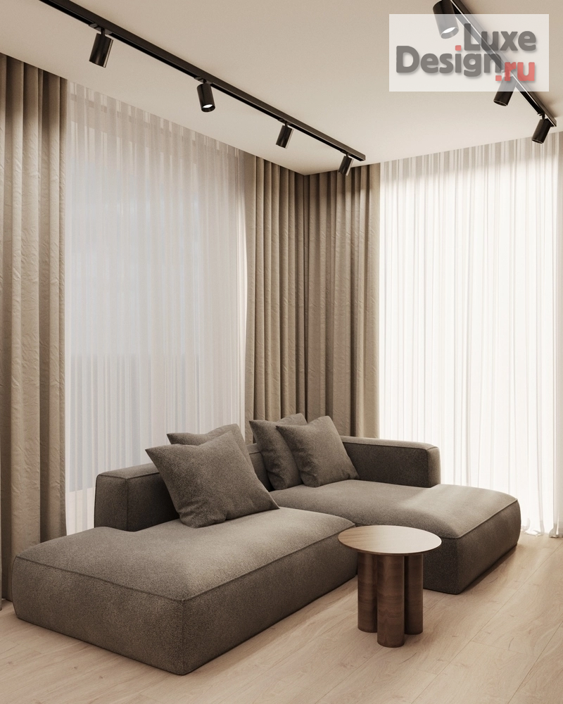 Дизайн интерьера однокомнатной квартиры "Проект квартиры 50м2" (фото 2)