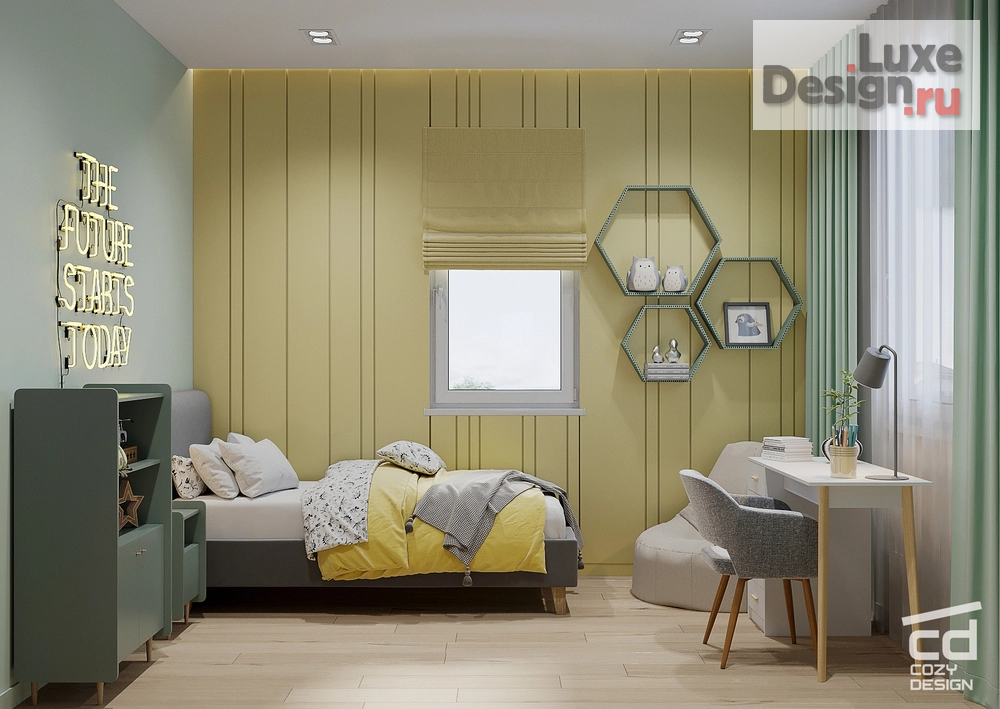 Дизайн интерьера коттеджа "Дизайн-проект дома в Ярославской области" (фото 34)