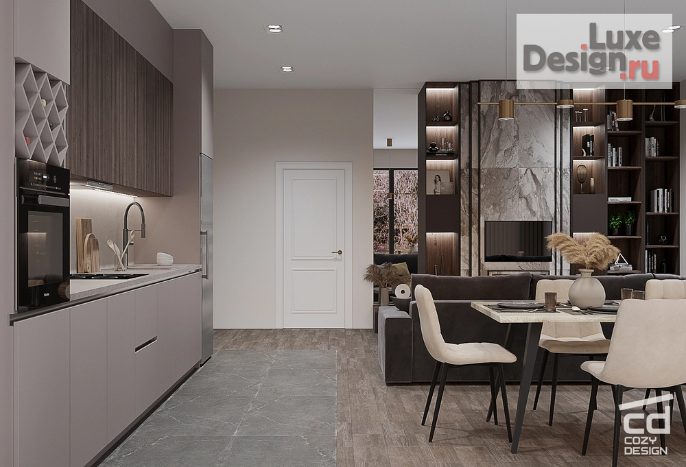 Дизайн интерьера коттеджа "Дизайн-проект дома в Ярославской области" (фото 29)