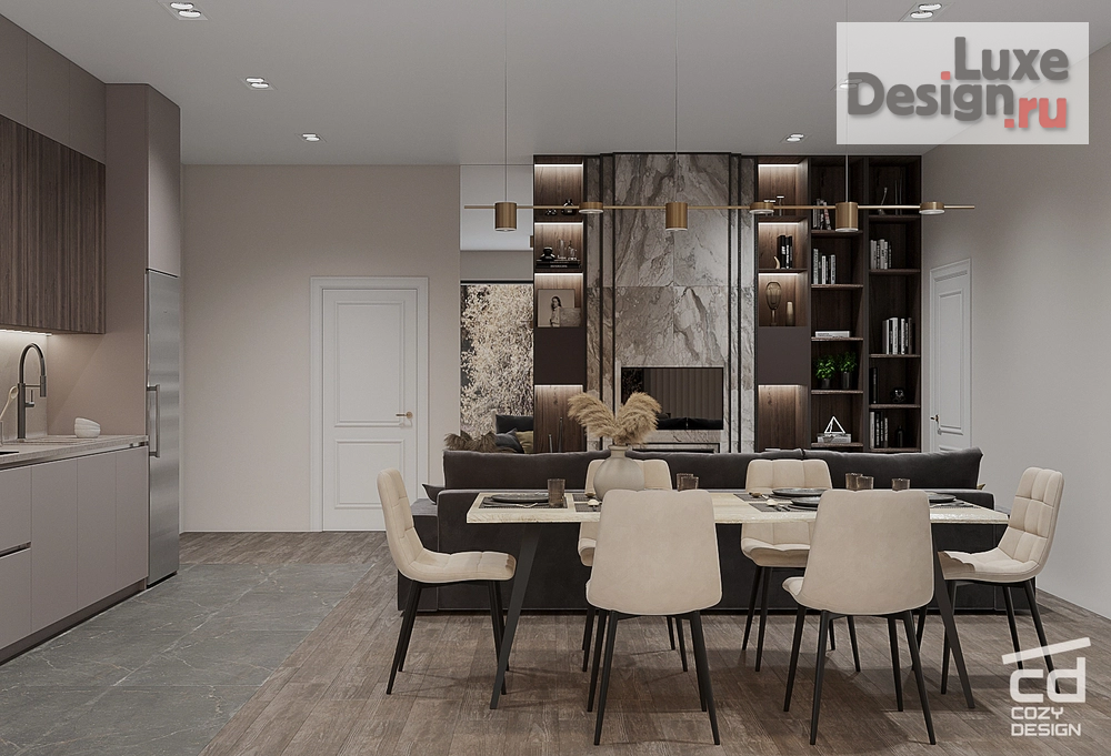 Дизайн интерьера коттеджа "Дизайн-проект дома в Ярославской области" (фото 31)