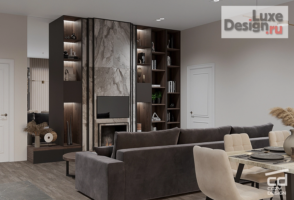 Дизайн интерьера коттеджа "Дизайн-проект дома в Ярославской области" (фото 32)