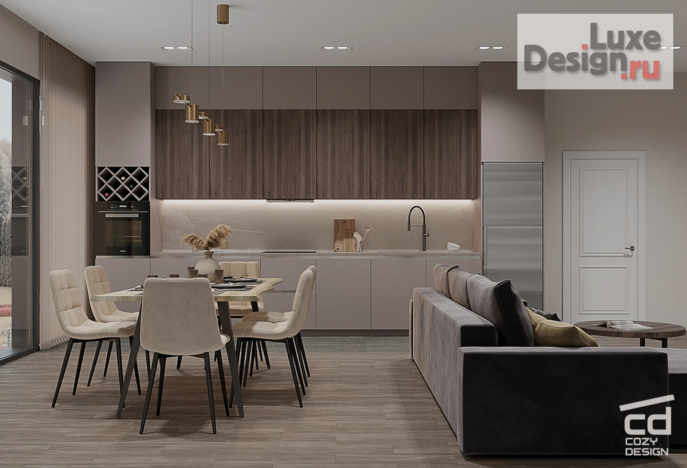 Дизайн интерьера коттеджа "Дизайн-проект дома в Ярославской области" (фото 33)