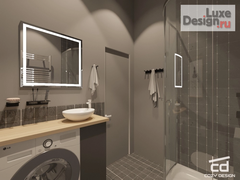 Дизайн интерьера апартаментов "Дизайн проект Апартаментов в Москве" (фото 15)