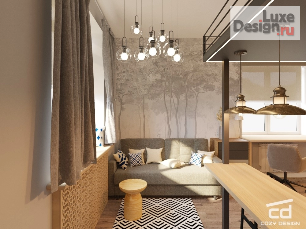 Дизайн интерьера апартаментов "Дизайн проект Апартаментов в Москве" (фото 12)