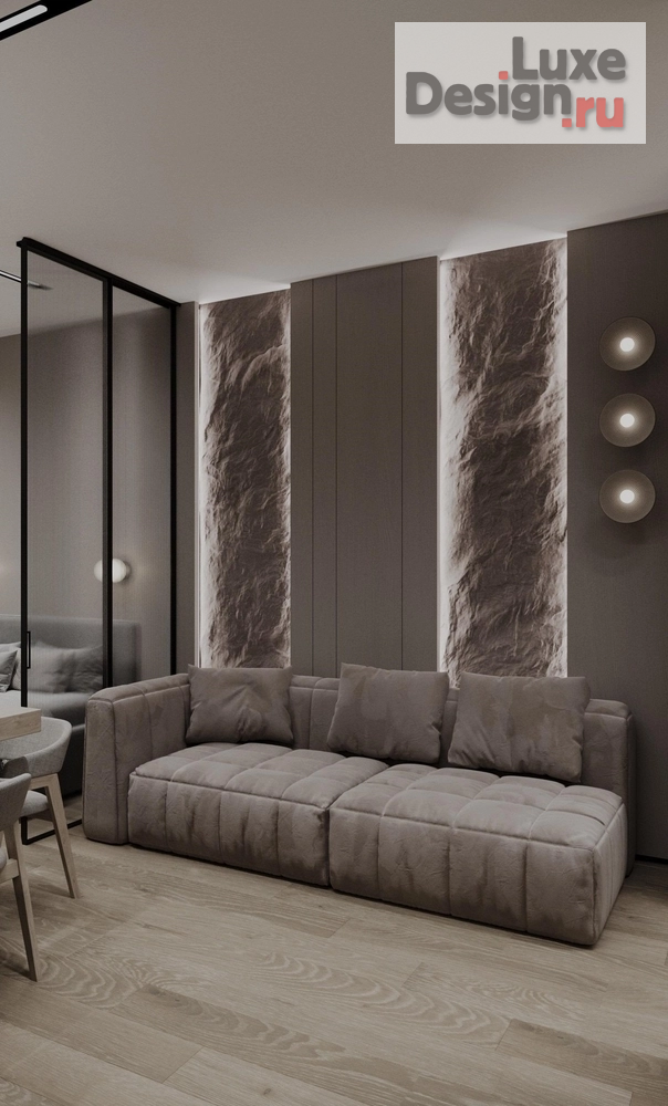 Дизайн интерьера однокомнатной квартиры "Квартира 35м2 Москва" (фото 4)