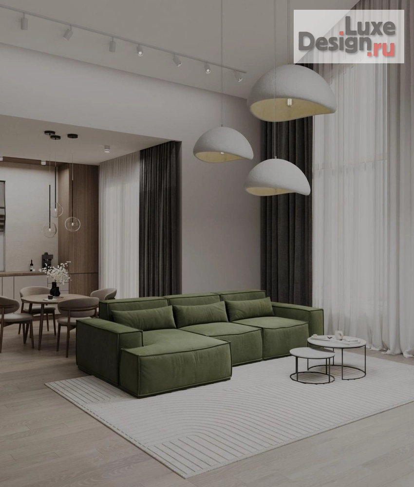 Дизайн интерьера частного дома "Дизайн-проект части дома в Геленджике" (фото 3)