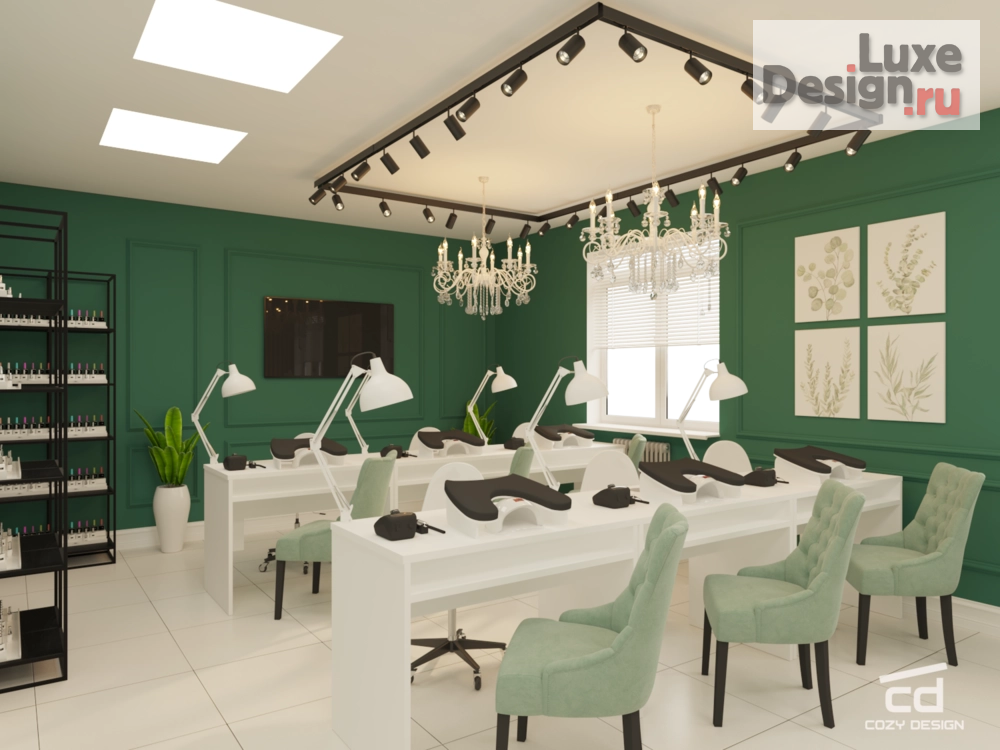 Дизайн интерьера салона красоты "Дизайн-проект сети маникюрных салонов" (фото 7)