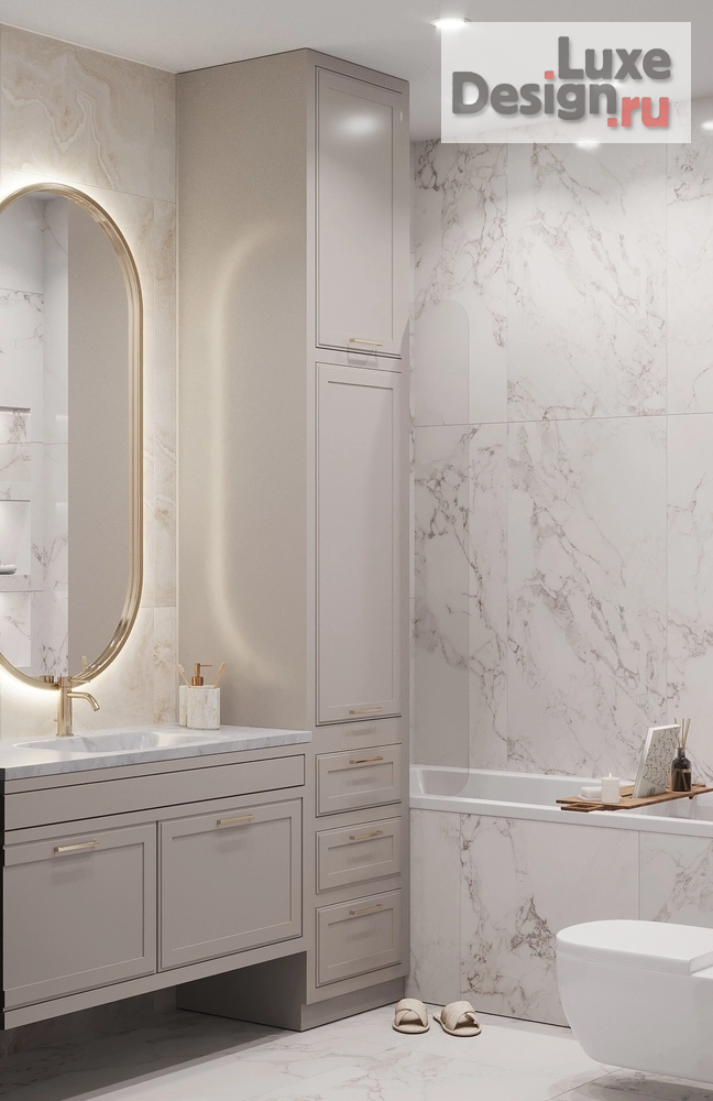 Дизайн интерьера двухкомнатной квартиры "Квартира 70 кв.м Куркино" (фото 10)