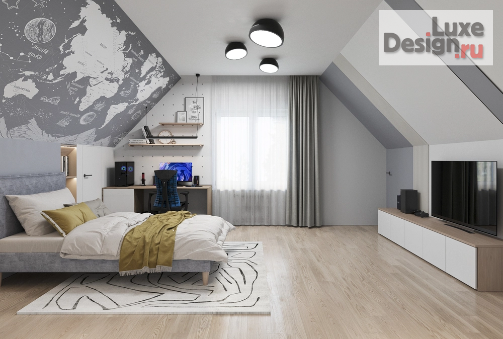 Дизайн интерьера частного дома "Загородный дом КП Династия 218 м.кв" (фото 60)