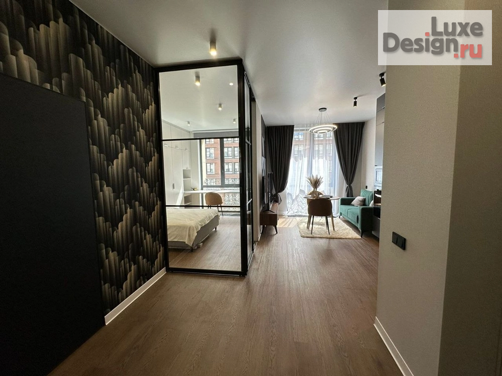 Дизайн интерьера однокомнатной квартиры "Квартира 37 кв.м ЖК ЗИЛарт flipping" (фото 3)