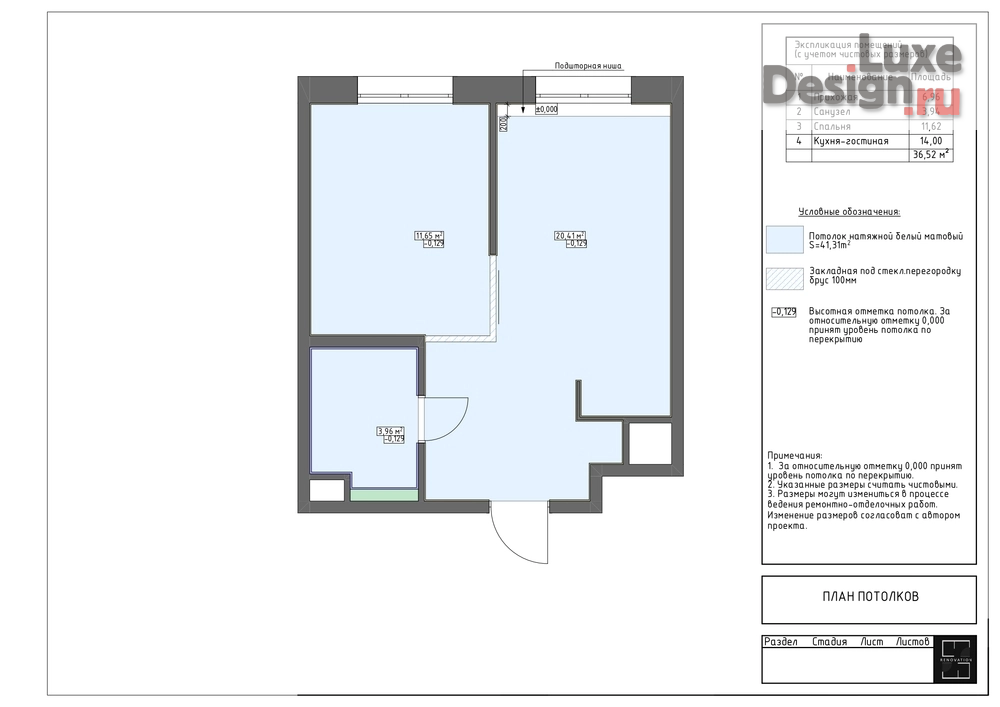 Дизайн интерьера однокомнатной квартиры "Квартира 37 кв.м ЖК ЗИЛарт flipping" (фото 26)