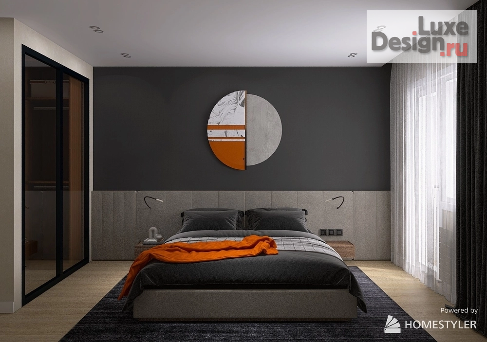 Дизайн интерьера трехкомнатной квартиры "Проект трехкомнатной квартиры для молодой пары с двумя детьми" (фото 5)