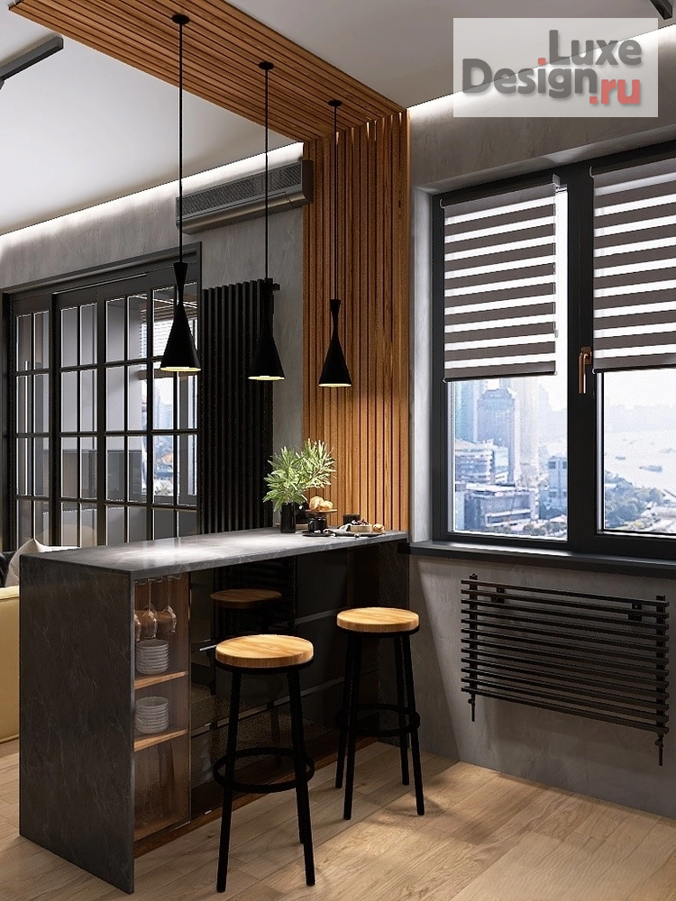 Дизайн интерьера однокомнатной квартиры "“Urban Explorer Loft”" (фото 8)