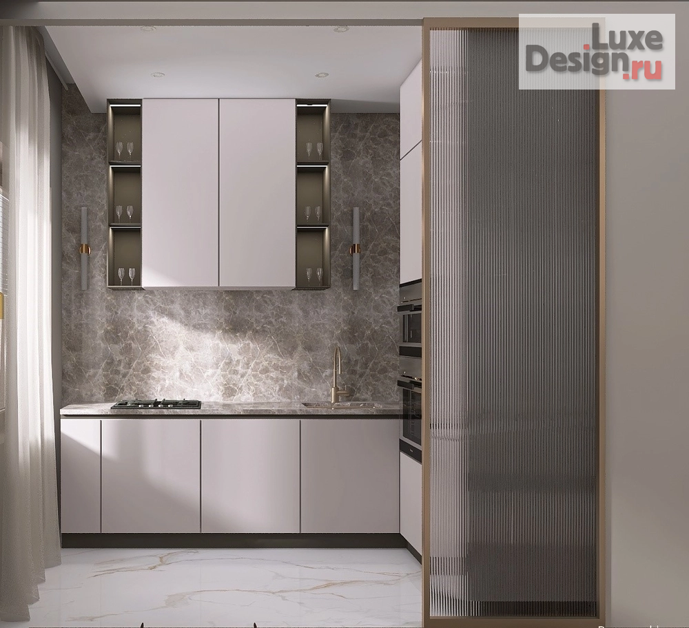 Дизайн интерьера трехкомнатной квартиры "Дизайн интерьера трехкомнатной квартиры в современном стиле" (фото 8)