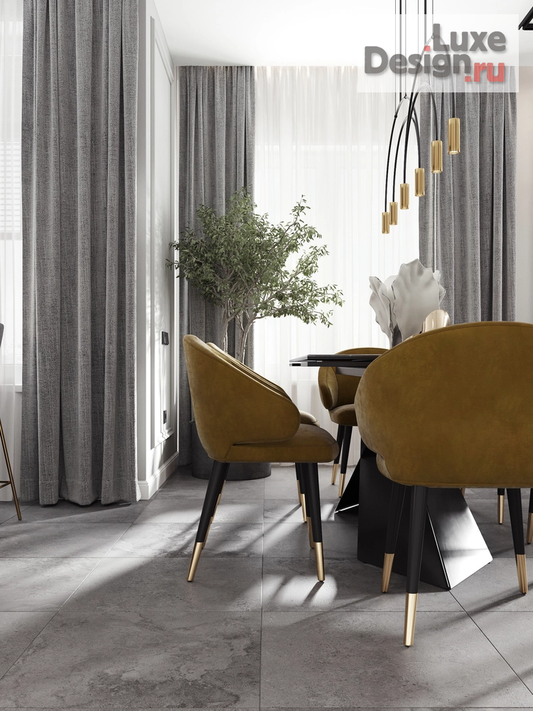 Дизайн интерьера четырехкомнатной квартиры "Проект квартиры  113 кв.м. в ЖК АLIA" (фото 6)