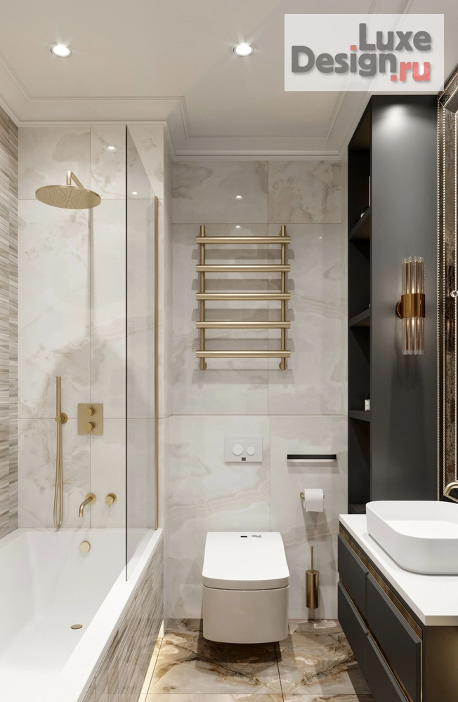 Дизайн интерьера четырехкомнатной квартиры "Проект квартиры 137 кв.м. в ЖК Ленинский" (фото 24)