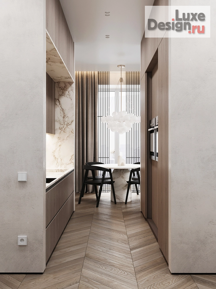 Дизайн интерьера четырехкомнатной квартиры "Проект квартиры 135 кв.м. в ЖК PRIME PARK" (фото 6) от дизайнера Бражник Ирина Вячеславовна Дизайн интерьера четырехкомнатной квартиры "Проект квартиры 135 кв.м. в ЖК PRIME PARK" (фото 6)