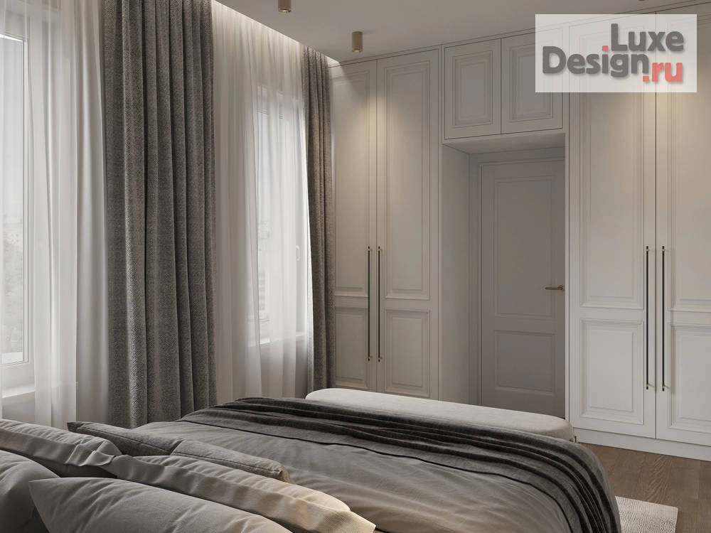 Дизайн интерьера четырехкомнатной квартиры "Проект квартиры  113 кв.м. в ЖК АLIA" (фото 13)