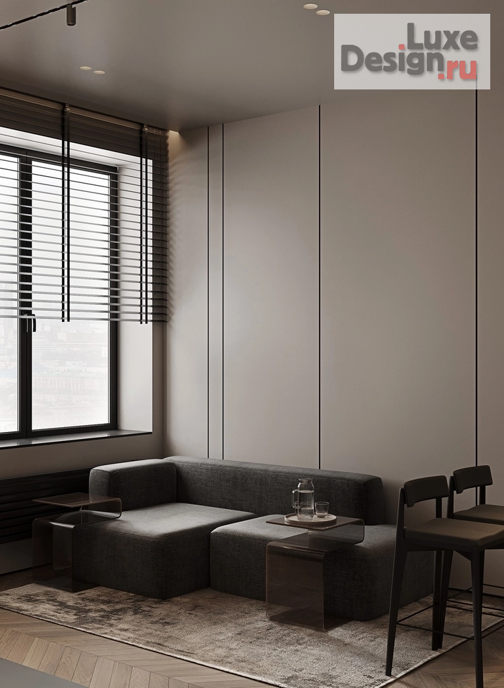 Дизайн интерьера двухкомнатной квартиры "Проект квартиры 42 кв.м. в ЖК ЗИЛАРТ" (фото 5) от дизайнера Бражник Ирина Вячеславовна Дизайн интерьера двухкомнатной квартиры "Проект квартиры 42 кв.м. в ЖК ЗИЛАРТ" (фото 5)