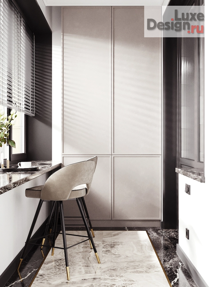 Дизайн интерьера четырехкомнатной квартиры "Проект квартиры 137 кв.м. в ЖК Ленинский" (фото 32)