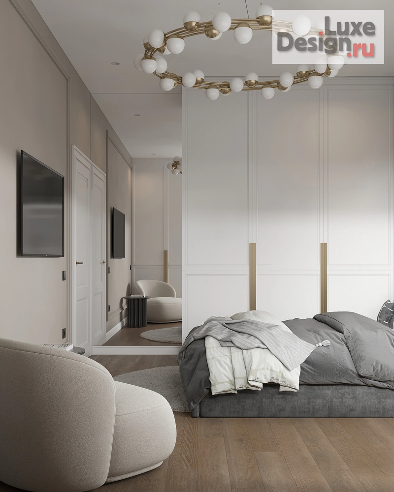 Дизайн интерьера четырехкомнатной квартиры "Проект квартиры  113 кв.м. в ЖК АLIA" (фото 34)