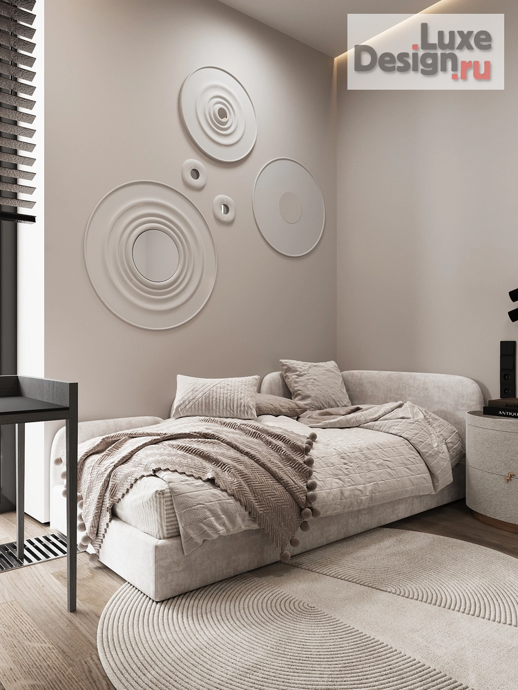 Дизайн интерьера четырехкомнатной квартиры "Проект квартиры  136 кв.м. в ЖК ВТБ АРЕНА" (фото 15)