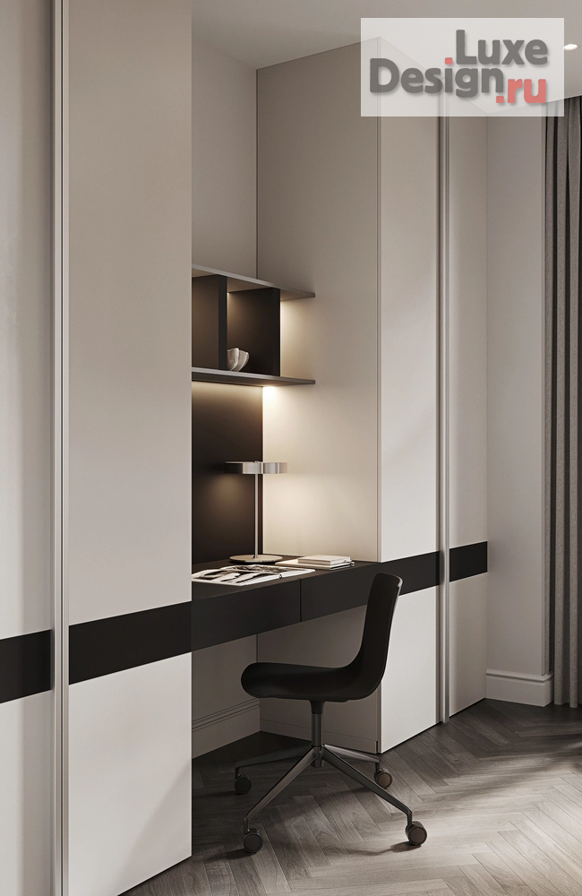 Дизайн интерьера четырехкомнатной квартиры "Проект квартиры 98 кв.м. в ЖК PRIMAVERA" (фото 17)