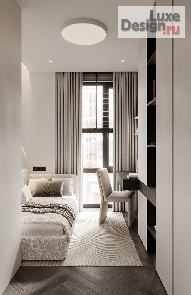 Дизайн интерьера четырехкомнатной квартиры "Проект квартиры 98 кв.м. в ЖК PRIMAVERA" (фото 19)