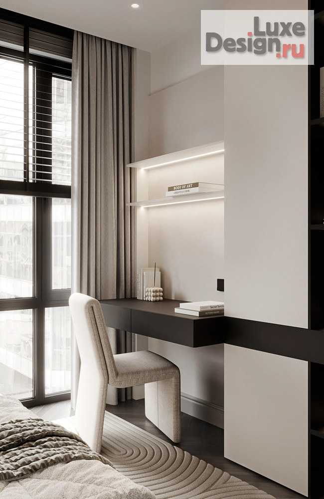 Дизайн интерьера четырехкомнатной квартиры "Проект квартиры 98 кв.м. в ЖК PRIMAVERA" (фото 21)