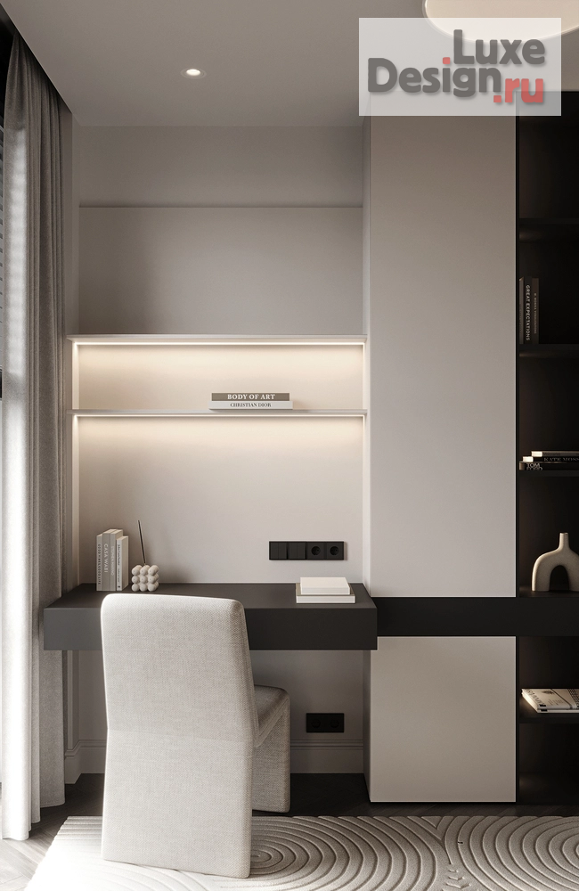 Дизайн интерьера четырехкомнатной квартиры "Проект квартиры 98 кв.м. в ЖК PRIMAVERA" (фото 22)