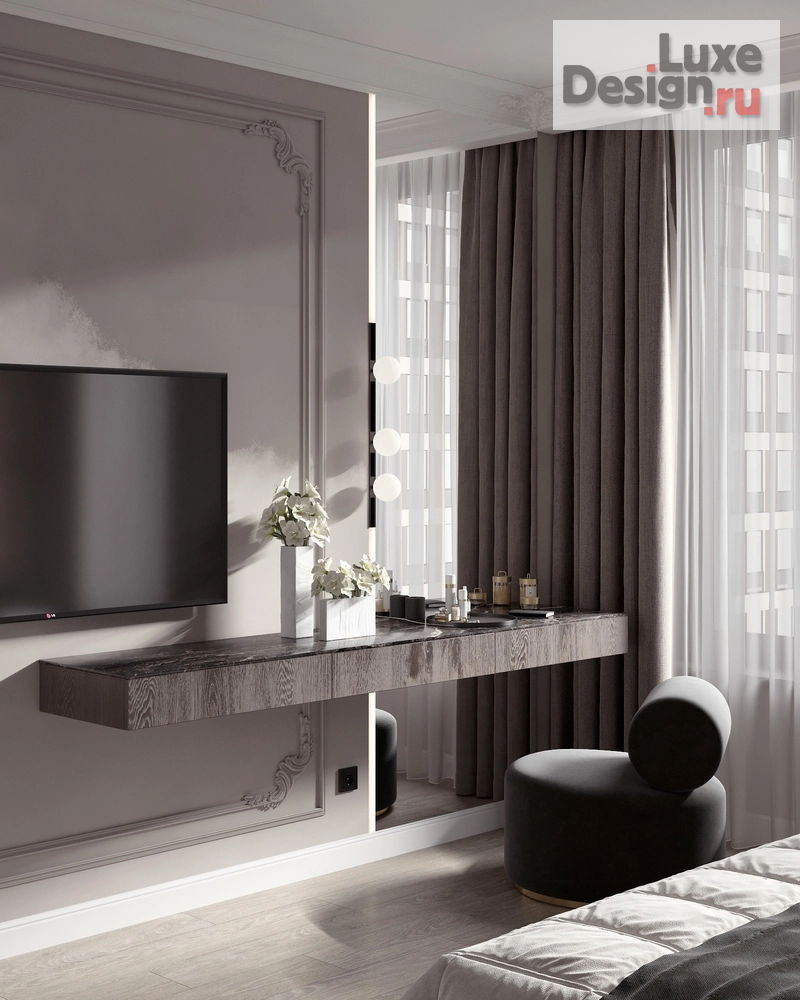 Дизайн интерьера четырехкомнатной квартиры "Проект квартиры 137 кв.м. в ЖК Ленинский" (фото 8)